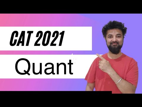 CAT 2021 Quant | Most Important Must do topics | CAT Syllabus and Planning