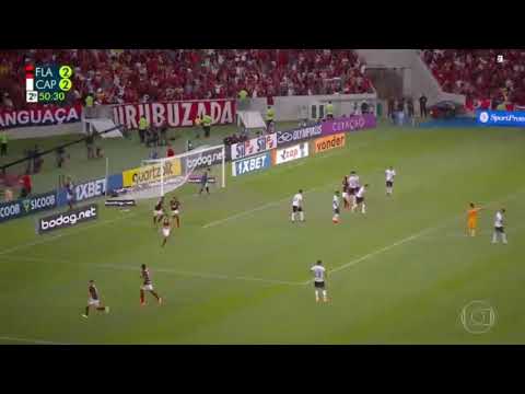 Gol de Rodrigo Caio Flamengo 3 x 2 Atlético-pr