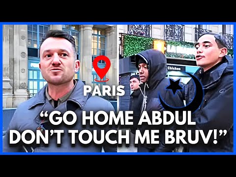 Islamists Attack Tommy Robinson’s Car, Then His Driver RUNS Them Over!