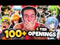 Rapper Reacts to 100+ ANIME OPENINGS (S TIER ONLY)