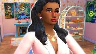 I ran a basic chick boutique! // Sims 4 live in business