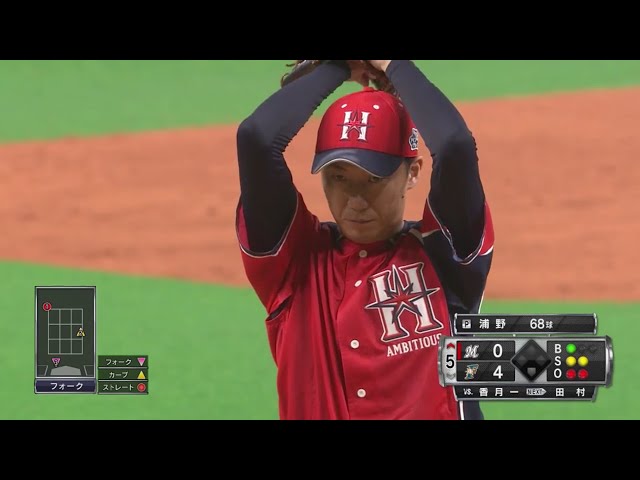 【5回表】ファイターズ先発・浦野 5回7奪三振無失点の好投!! 2019/7/20 F-M
