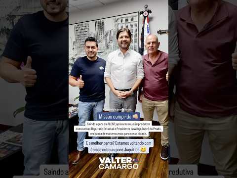 VEREADOR VALTER CAMARGO JUNTOS E MISTURADO COM O DEPUTADO ESTADUAL ANDRÉ DO PRADO E O MAIOR ARTICULADOR POLÍTICO DE JUQUITIBA KENA