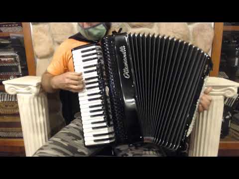 OTTAMUSBKM120 - Black Ottavianelli Musette Piano Accordion LMMM 41 120 $4499