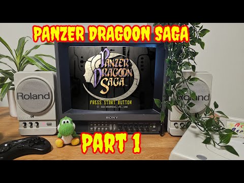 Panzer Dragoon Saga on Sega Saturn Part 1 - Played on a Sony PVM. Grab a drink and watch along!