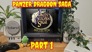 Panzer Dragoon Saga on Sega Saturn Part 1 - Played on a Sony PVM. Grab a drink and watch along!