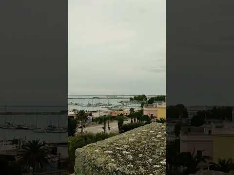 Manfredonia's beautiful sight from castle #travel #shorts