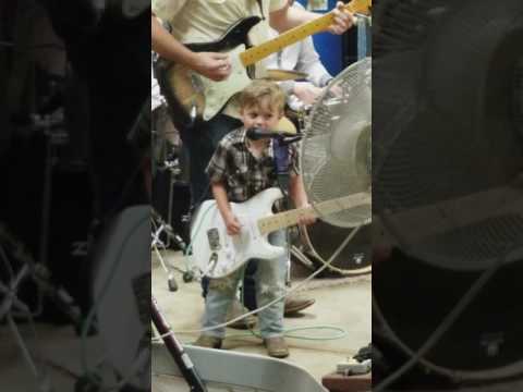 Five Year Old Jams Some Johnny Cash