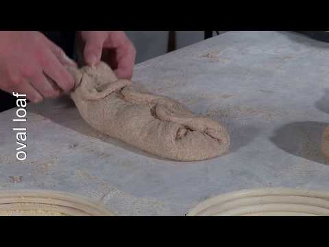 Shaping oval loaves