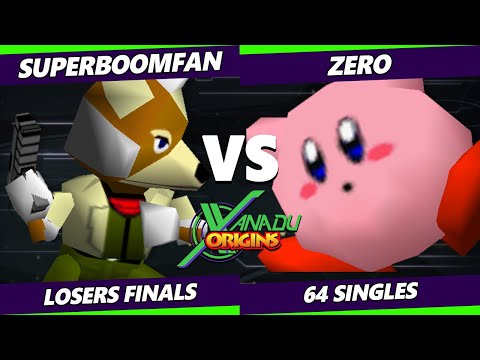 Xanadu Origins Losers Finals - Zero (Kirby) Vs. SuPeRbOoMfAn (Fox) Smash Bros - SSB64