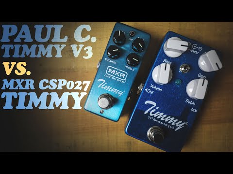 DEMOS IN THE DARK: PAUL C TIMMY V3 VS. MXR TIMMY // SHOOTOUT