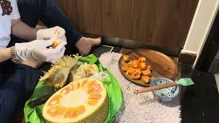 #food #cooking #fruit xẻ mít ngọt ngonnnn