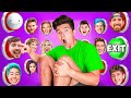 100 YouTuber Mystery Buttons But Only One Lets You Escape