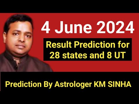 Result prediction for 28 stats and 8 UT on 4 June 2024 By Astrologer KM SINHA