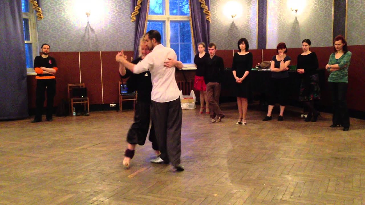 Elvira Malishevskaya y Demian Fontenla ревью урока вальса II.