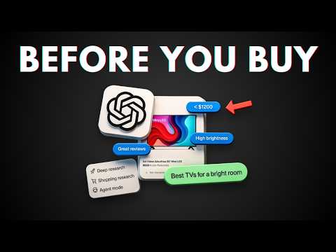 How to Find the BEST Products Using ChatGPT SHOPPING Research Tool