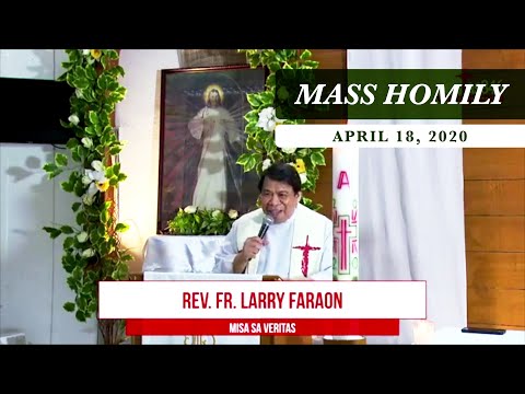 FR LARRY Homily April 18 2020 TAGALOG
