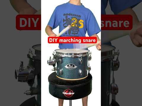 How to make a marching snare drum