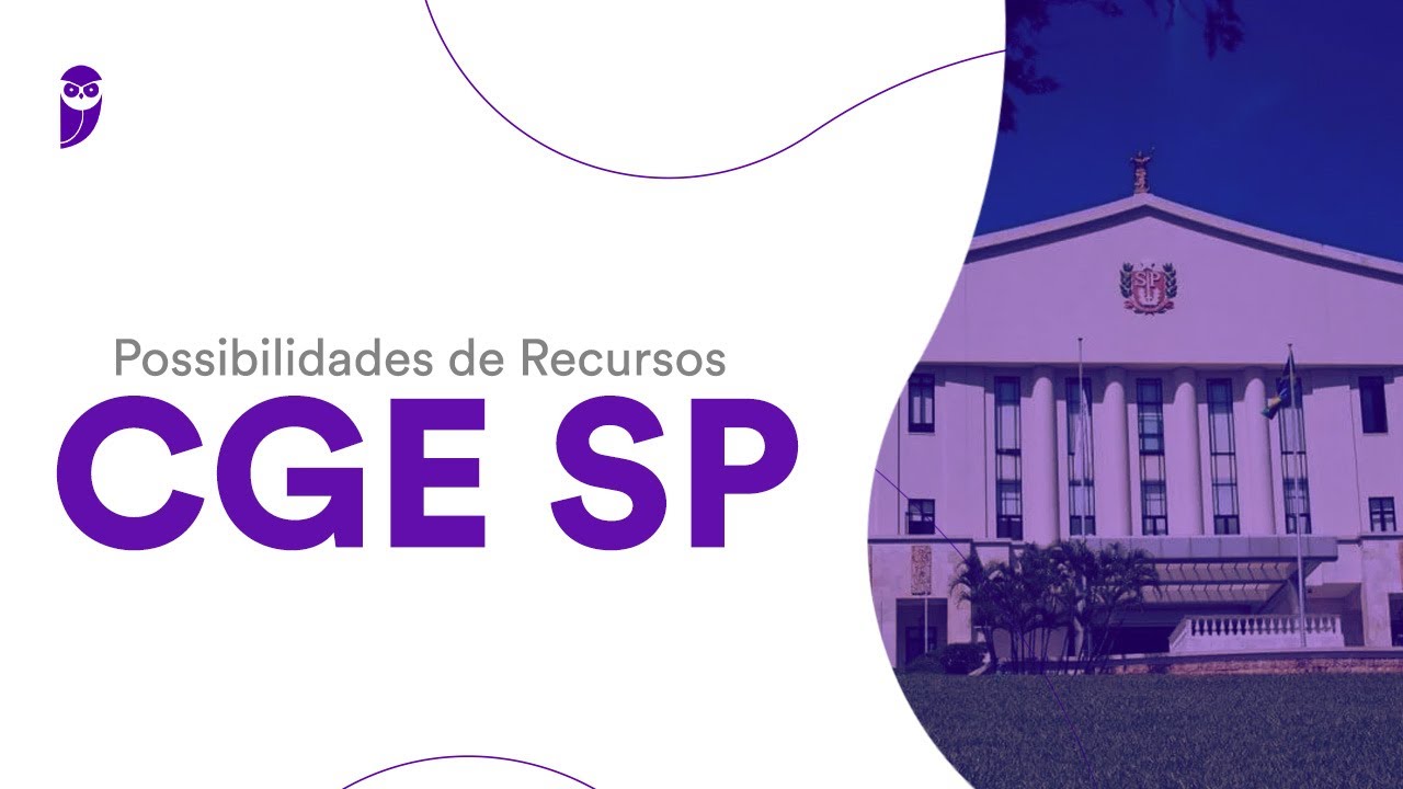 Possibilidades de Recursos CGE SP