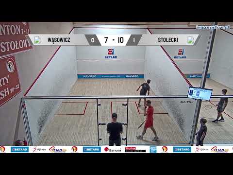 Filip Stolecki - Maurycy Wąsowicz  BETARD Indywidualne Mistrzostwa Polski Junior w Squasha 2023