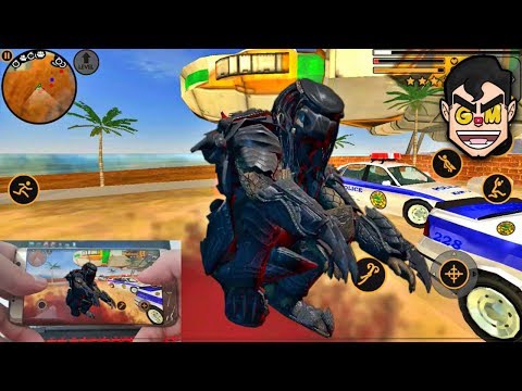 ALIEN ROBOT SPIDER | Vegas Crime Simulator - Commentary Gameplay (Android/iOS)