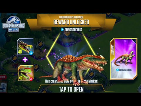 Unlock New Legendary Hybrid Dinosaur Gorgosuchus Max Level 40 - Jurassic World The Game