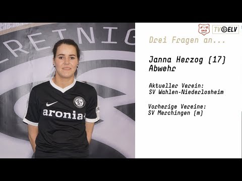 TV Elv // Frauenfußball - Neuzugang Janna Herzog