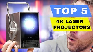 Top 5 Best 4K Laser Projector 2026 Review - Best Portable Mini Smart Projector On Amazon /All Budget
