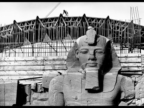 Vintage photographs show the Egyptian Temples of Abu Simbel being relocated, 1964-1968