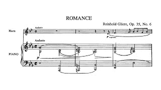 Download lagu [Score] Glière - 4 Pieces for horn and piano (extract from Op. 35) mp3