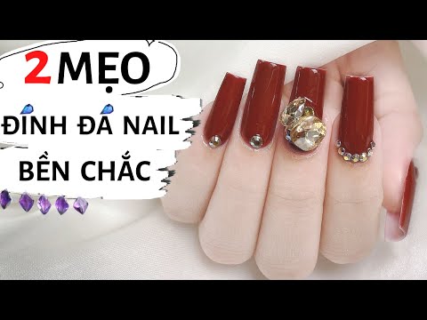 2 mẹo đính đá bền, tiết kiệm