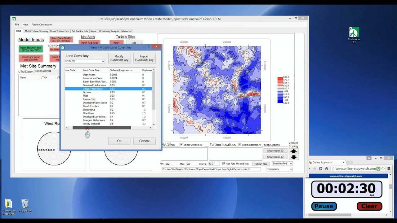How to Create a Continuum Wind Flow Model