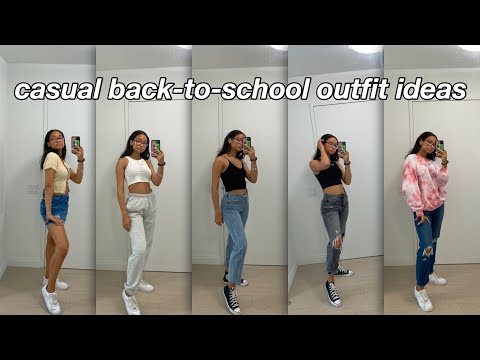 BACK TO SCHOOL OUTFIT IDEAS 2020 (casual + comfy)