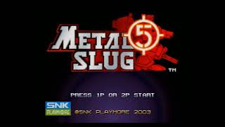 【PS2】メタルスラッグ5 METAL SLUG【OP】
