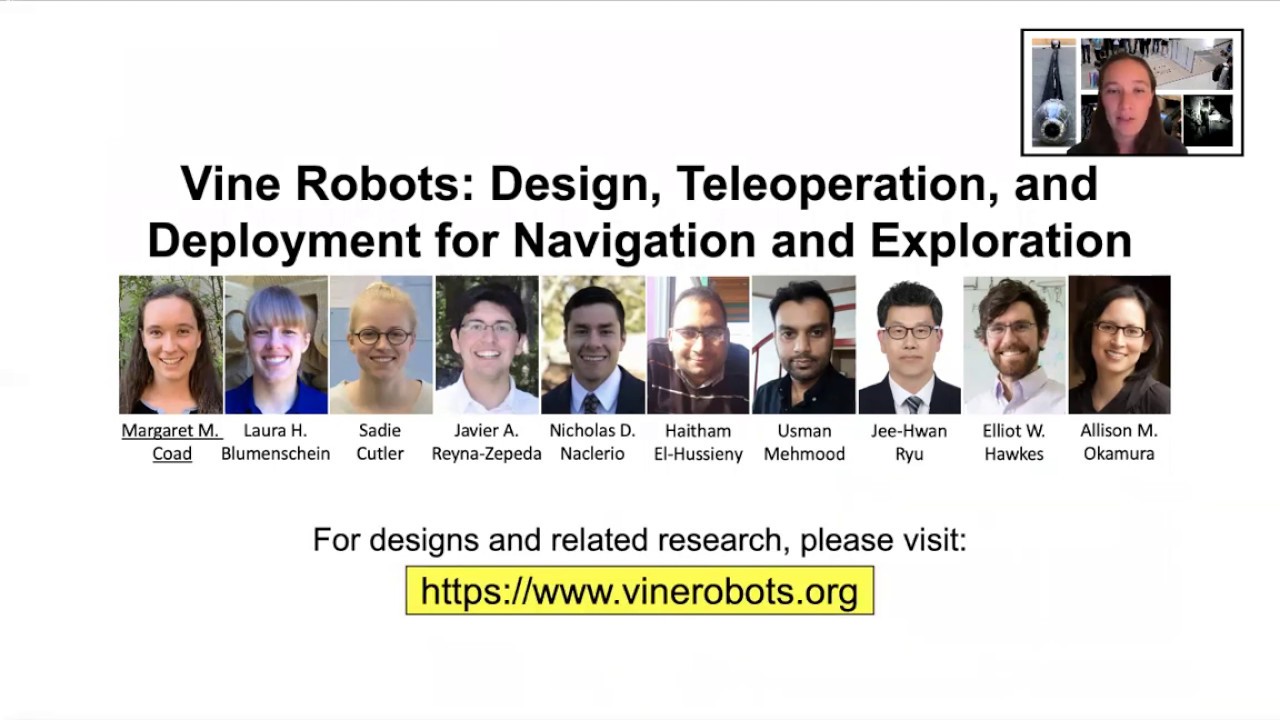 Vine Robots: Design, Teleoperation, and Deployment for Navigation and Exploration