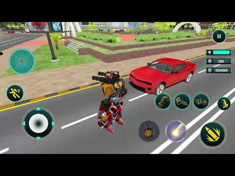 Mechanical Excavator Robot Game: Flying Transforme #05 - Android Best Robot Gameplay