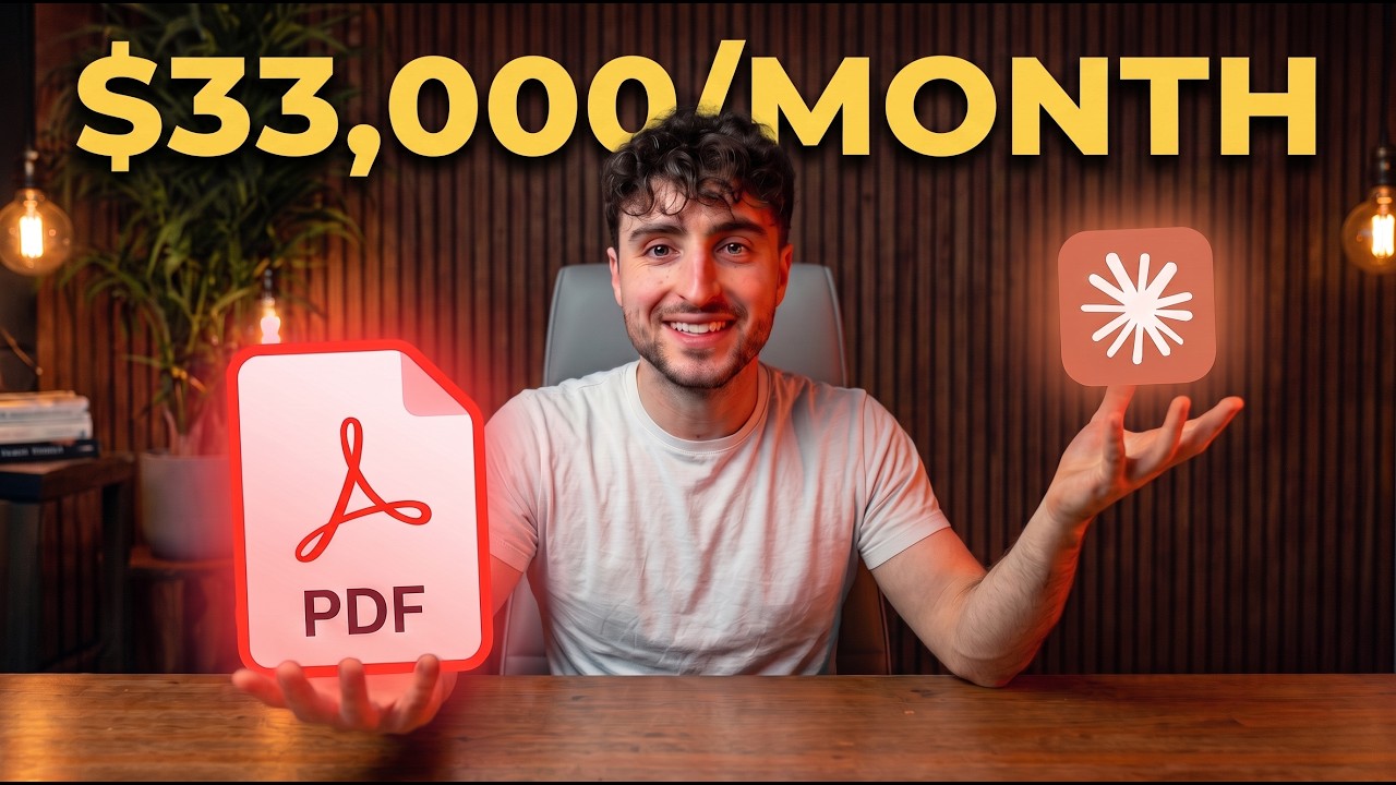 how i make $33,000 per month using ai avatars + boring pdfs