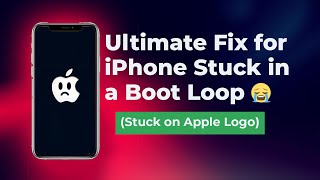 How to fix an iPhone Stuck in a Boot Loop (Stuck on Apple logo)