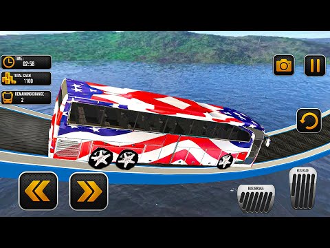 Bus Stunts Impossible Driving - Fearless Bus Driver | Gameplay Android
