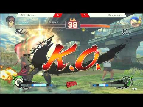 SS6 USF4 Top8 RZR Gackt vs Kazunoko
