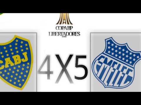 Melhores momentos Boca Juniors 4X5 Emelec 3° rodada grupo 2 Copa BP Libertadores 2018