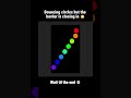 Bouncing circles but the border is closing in 😳 #adhd #simulation