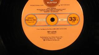 Tony Wilson Try love ( Jim Burgess Extended Remix )