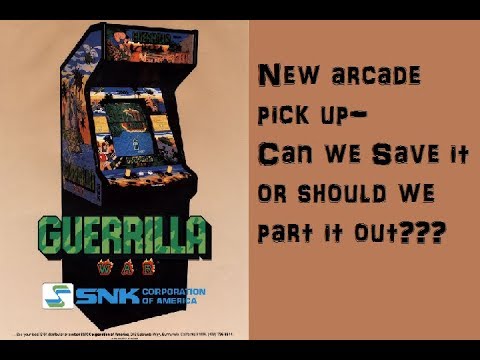 Guerrilla War  arcade pickup- Can it be saved????
