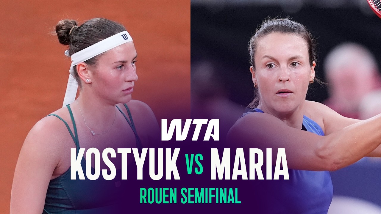 Marta Kostyuk vs. Tatjana Maria | 2026 Rouen Semifinal | WTA Match Highlights