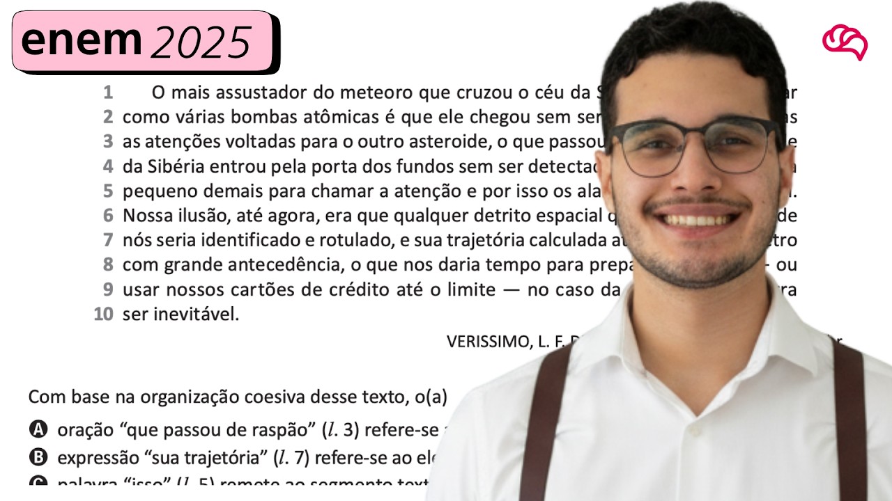 Resolução em Vídeo — Questão 38 ENEM 2025