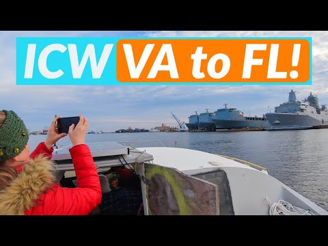 2 NOOBS Attempt To Motor CATAMARAN 1,000 MILES Down ICW From VA to FL on old 15hp TILLER MOTOR - 20