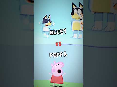 BLUEY VS PEPPA #vs #bluey #memes #animacion #xd