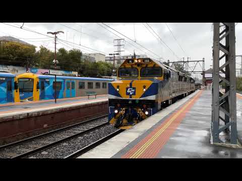 VL353 VL360 on Steel Train at South Yarra