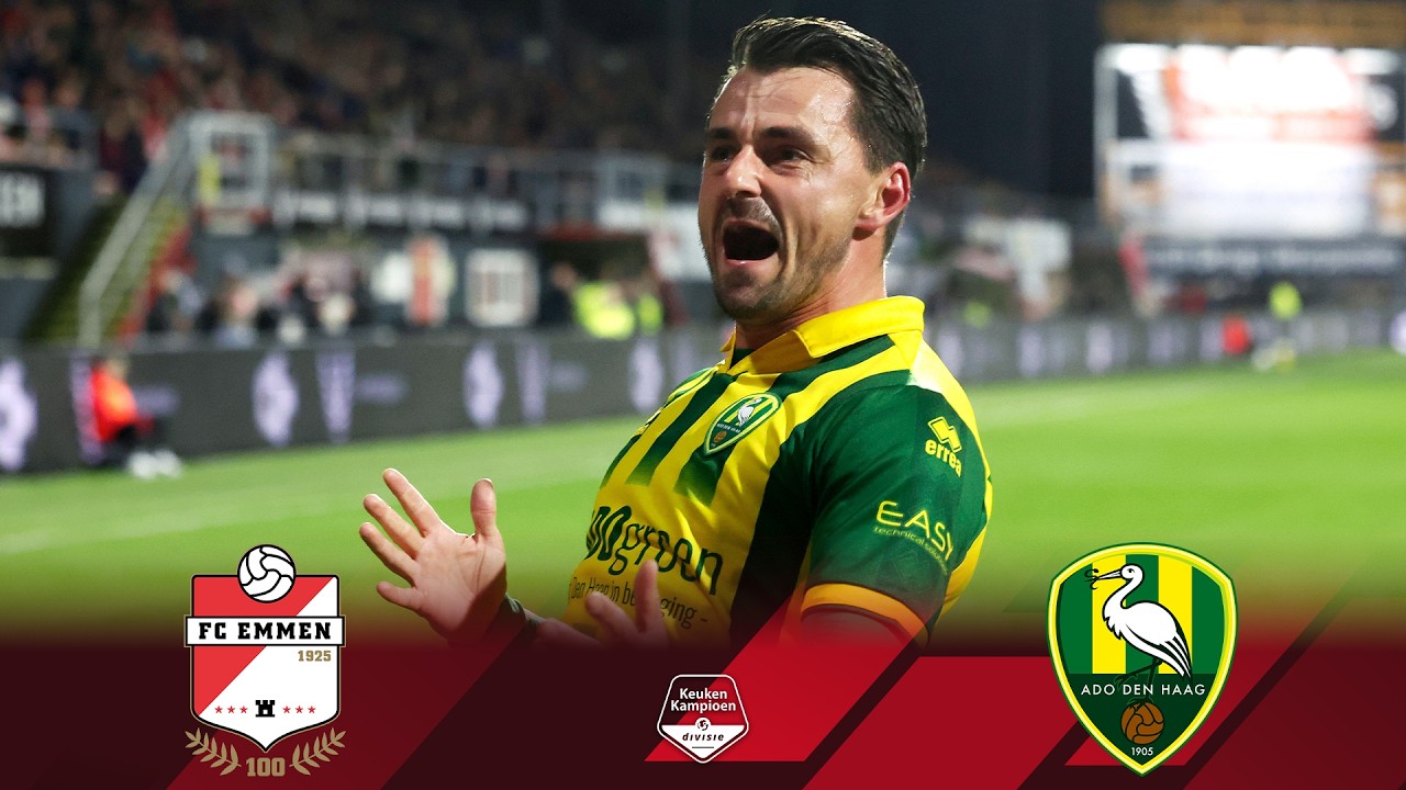 Emmen vs ADO Den Haag Highlights